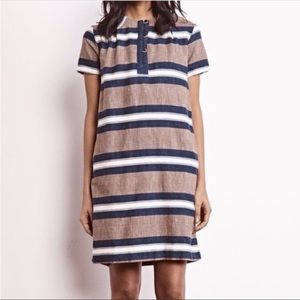 Ace & Jig Billie Jean Shift Dress in Captain Striped size medium
